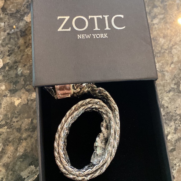 ZOTIC New York 20MM MIAMI PRONG CHAIN - WHITE GOLD 18” - Picture 3 of 4